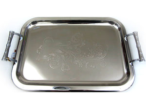 Large Stainless Steel Tray; 123886 XL - HouzeCart