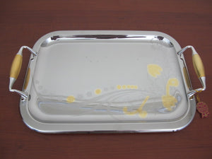 Large Stainless Steel Serving Tray; 051 XL - HouzeCart