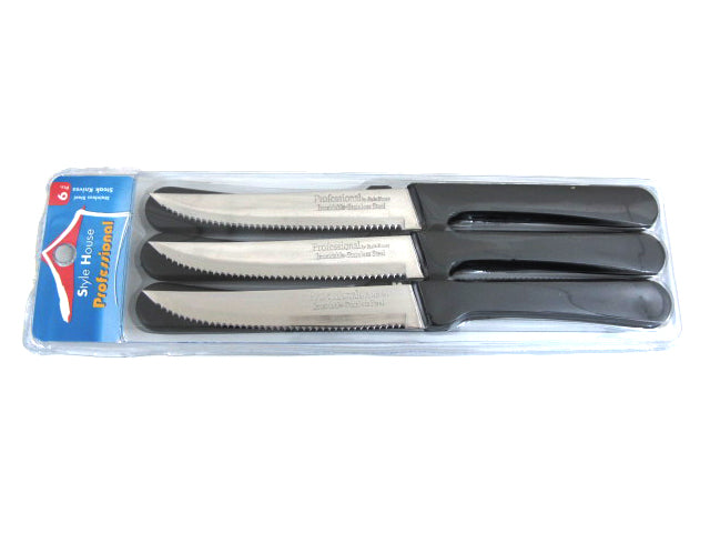 Steak Knife Plastic Handle X6