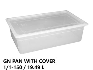 Gastronorm Plastic Storage Container 1/1 150 mm - 19.49L