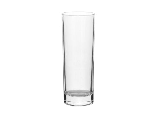 Long highball glass cup x6 275 ml