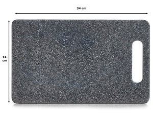 Plastic Chopping Board Granite Color with Handle