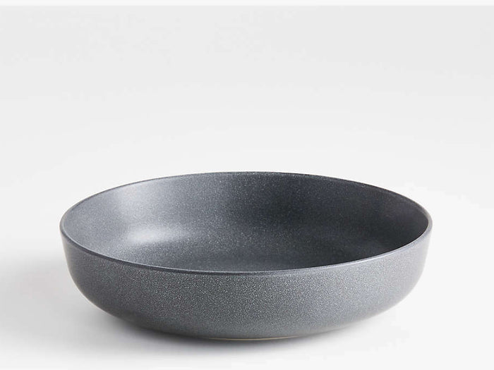 Dosthoff Matt Dark Gray Deep Plate 19 cm