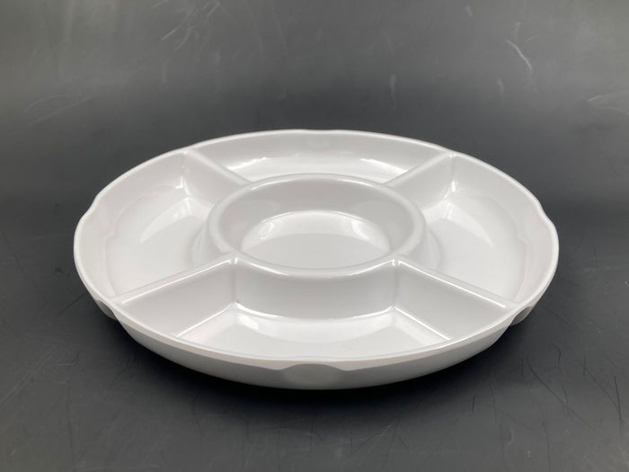 5 compartments divided dish 13" size 33 cm