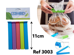 Colored Plastic Bag Clip X5 - HouzeCart