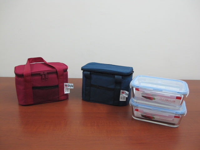Thermo bag with Heat Resistant Glass storag boxes