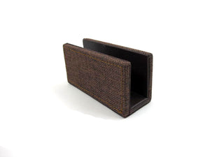 Leather with Fabric Napkin Holder