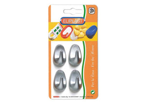 Colored Oval adhesive Hooks X4 - HouzeCart