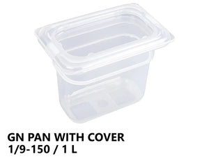 Gastronorm Plastic Storage Container 1/9 150 mm - 1L