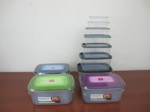 Rectangular Storage Container Set of 7 - HouzeCart
