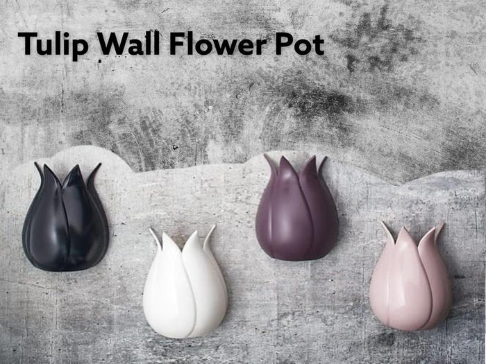 Tulip Shape Wall Flower Pot