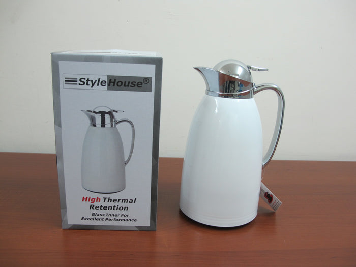 White Insulated Carafe; 1lt