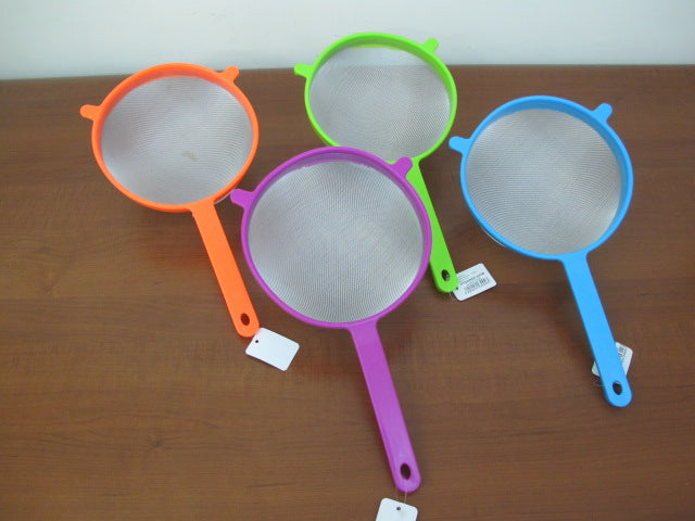 Colorful aluminum mesh strainer 20 cm