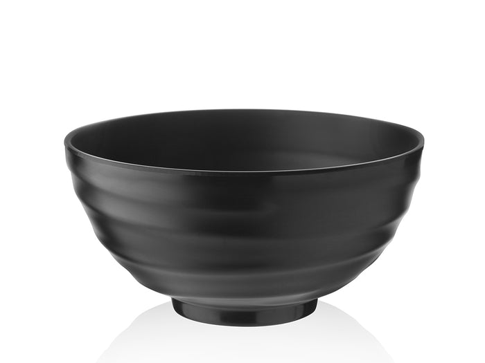 Round Bowl Black Mat Finish 19 cm