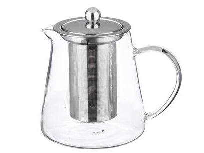 Borosilicate Glass Tea Kettle with SS infuser 950 ml