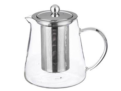 Borosilicate Glass Tea Kettle with SS infuser 950 ml