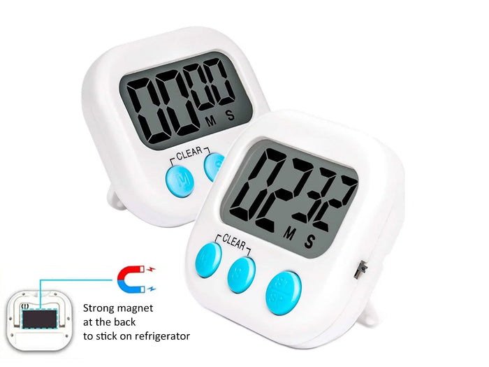 Digital Timer Kitchen Timer with Magnetic Back