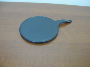 Small Melamine Round Plate with Handle - HouzeCart