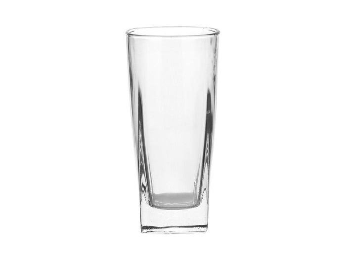 Highball Squared Glass Cup x6 270 ml