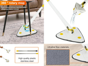 Cleaning Mop 360° Rotatable Super Water Absorption