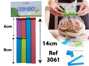 Colored Plastic Bag Clip X6 - HouzeCart