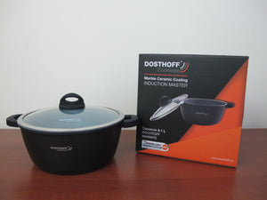 DOSTHOFF INDUCTION MASTER CASSEROLE BLACK 28 CM 6.4 L - HouzeCart