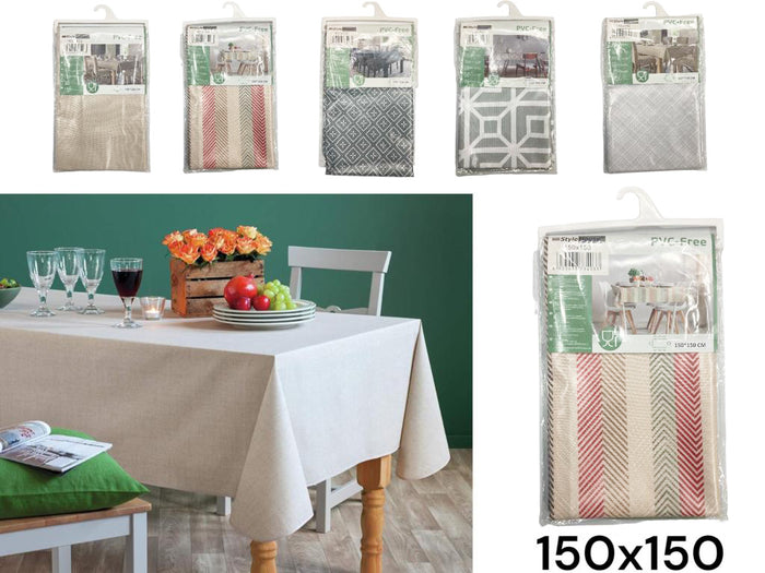 Square Colorful Table Cloth 150 x 150 mm