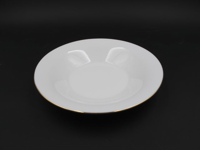 Fine Opal Soup Plate 8.5" Gold