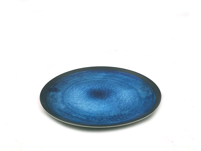 Bleu Marble Melamine Dessert Plates X6.