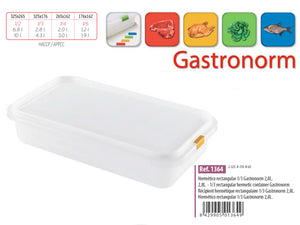 Low Gastronorm Plastic Storage Container - 2.8 lt - HouzeCart