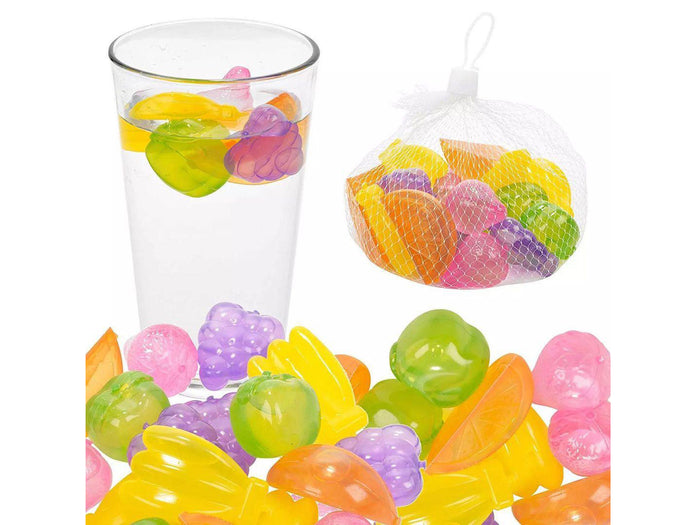 Colored Reusable Ice Cubes