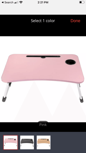 Folding Computer Desk 60x40 cm - HouzeCart