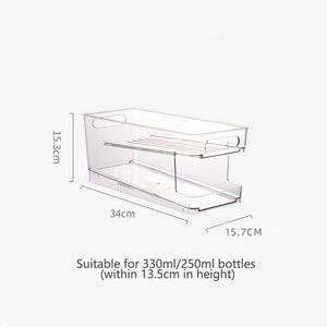 2 Tiers Soda Cans Storage Box 8010