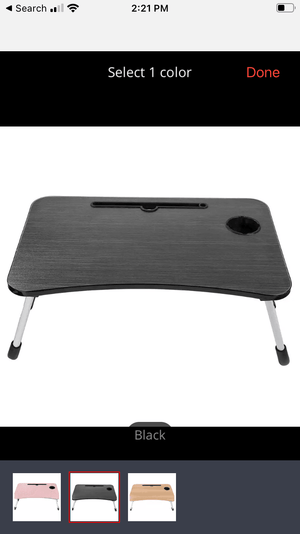 Folding Computer Desk 60x40 cm - HouzeCart