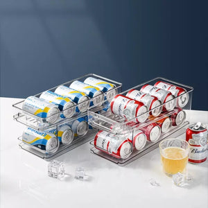 2 Tiers Soda Cans Storage Box 8010