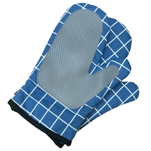 Set of 2 High Quality Mitten with Silicon Exterior