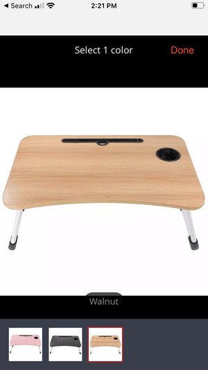 Folding Computer Desk 60x40 cm - HouzeCart